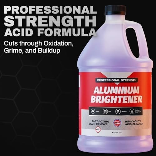 Aluminum Brightener & Cleaner Concentrate – 15 Gallons – Removes Oxidation, Dirt