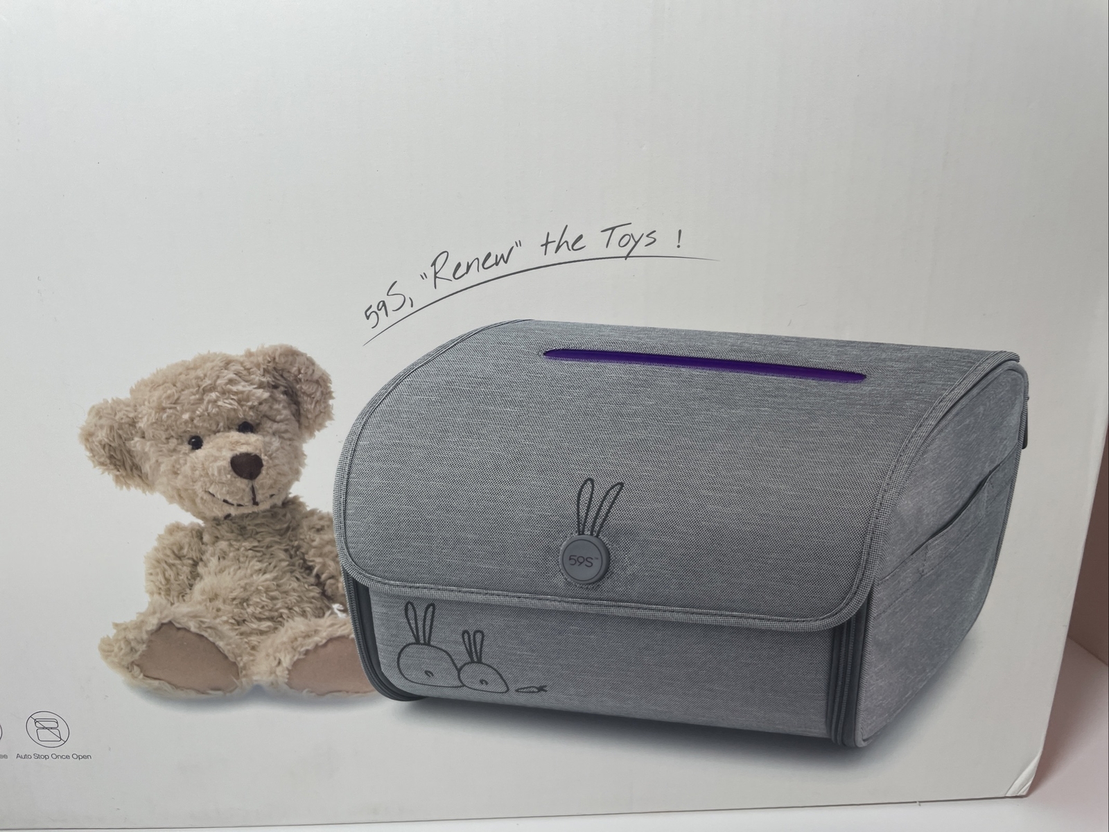 59S UVC LED Toy Sterilizing Bag Never Used Open Box