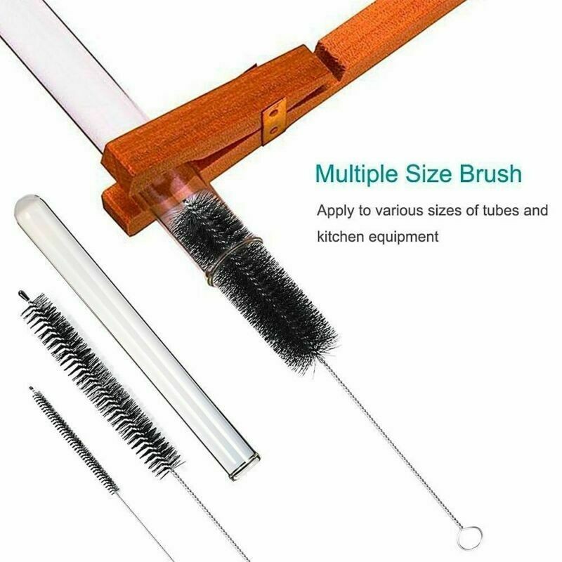 10Pack Lab Brush For Pipe Cleaner/Test Tube/Glassware/Bottle/Tubing Fluva F