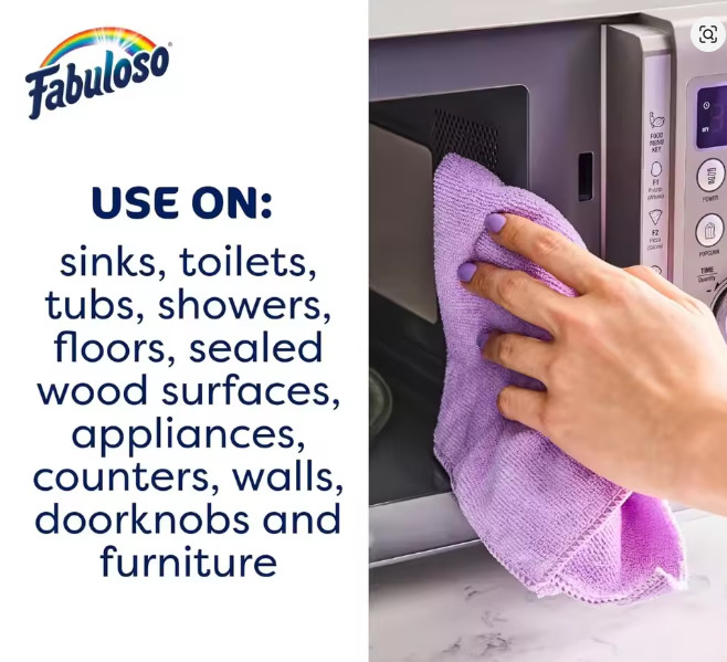 Fabuloso 2X Concentrated Multi-Purpose Floor Cleaner, Lavender – 56 fl oz