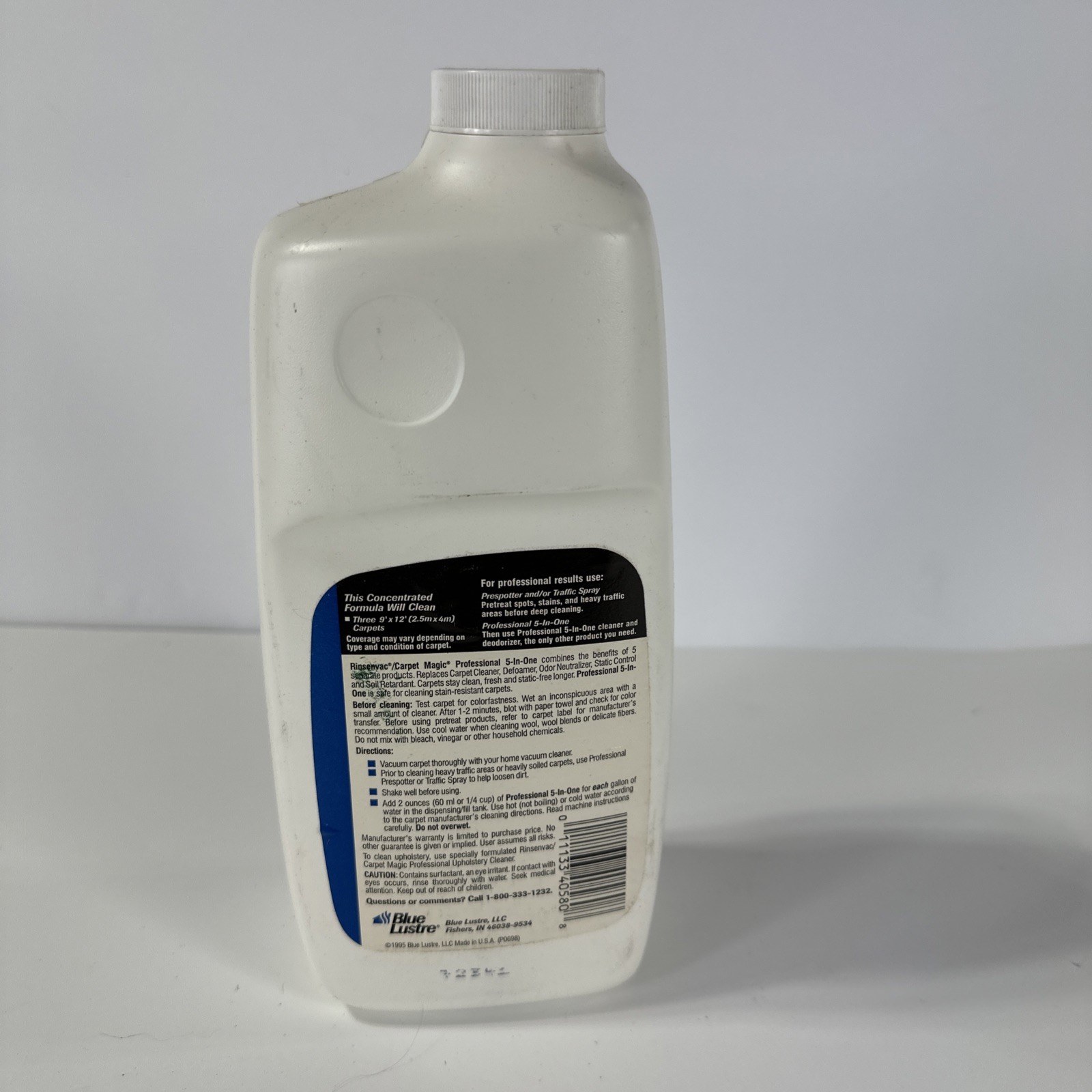 RINSE N VAC CARPET CLEANING 32 FL OZ 5 in 1 Cleaner & Deordorizer Sealed