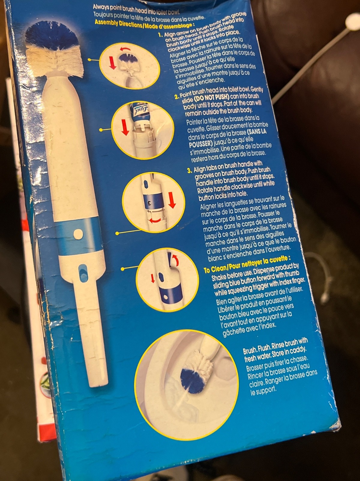 NEW Box LYSOL Ready Brush Refill Toilet Bowl Cleaning System Bathroom Cleaner