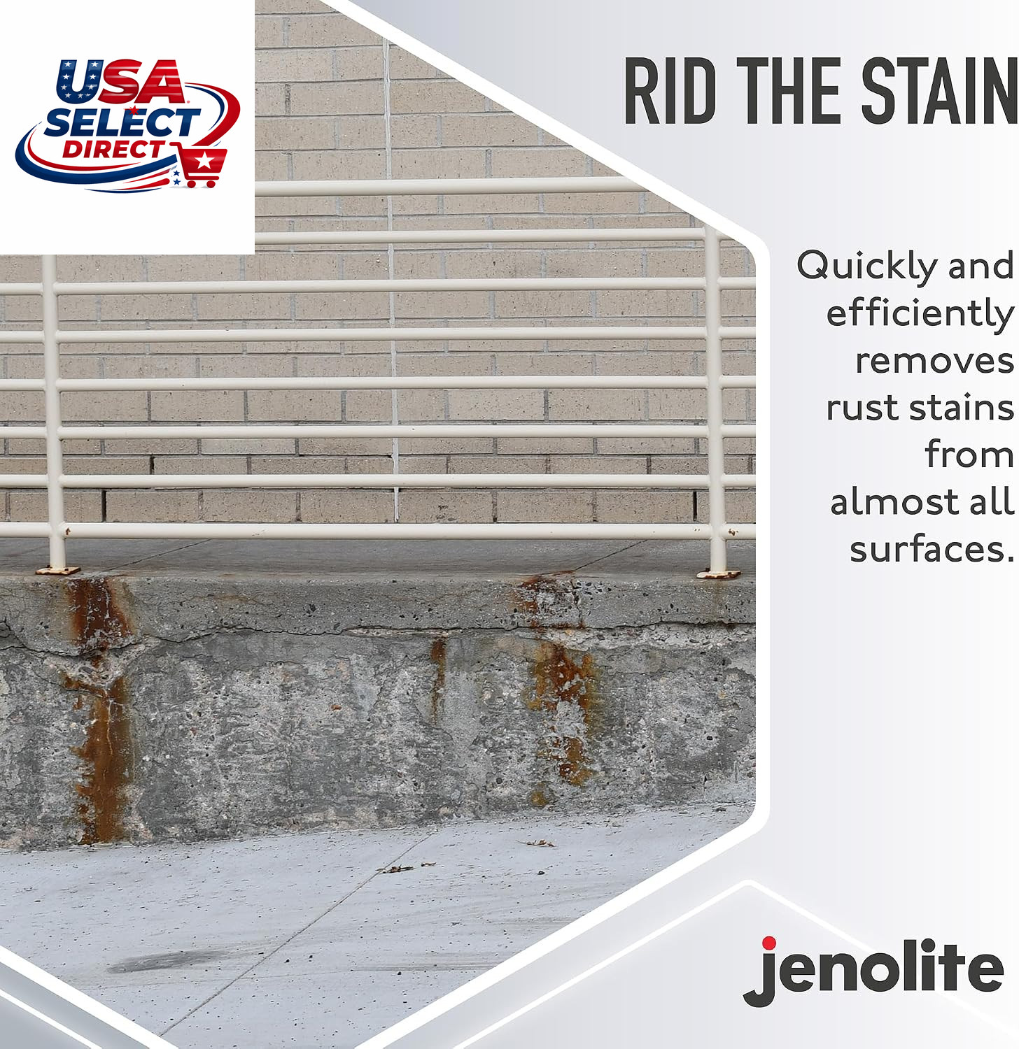 Rust Stain Remover 500ml Spray for Patios, Sinks, Toilets, Walls