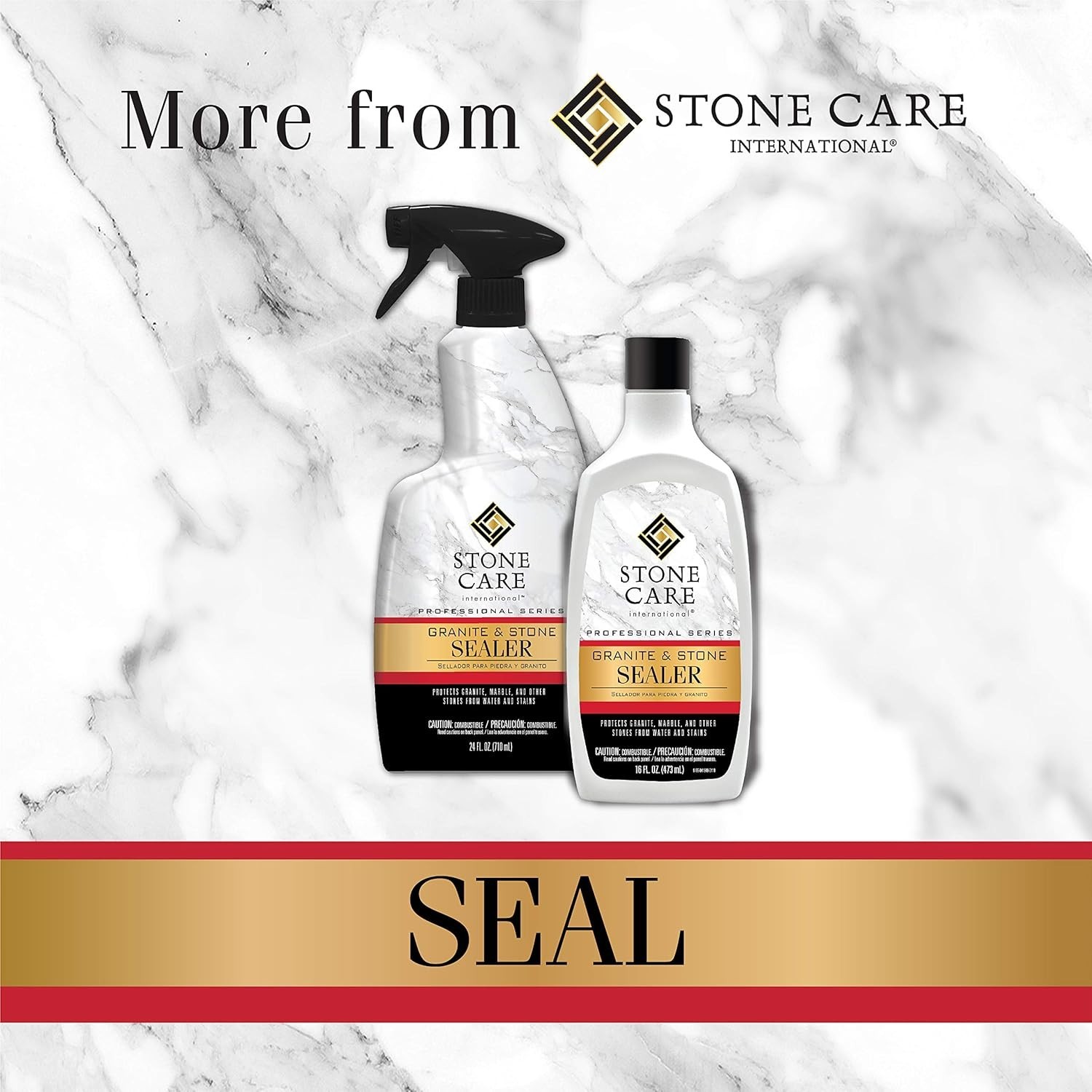 Citrus Scent Granite Cleaner – 32 Oz Streak-Free Formula for Natural Stone
