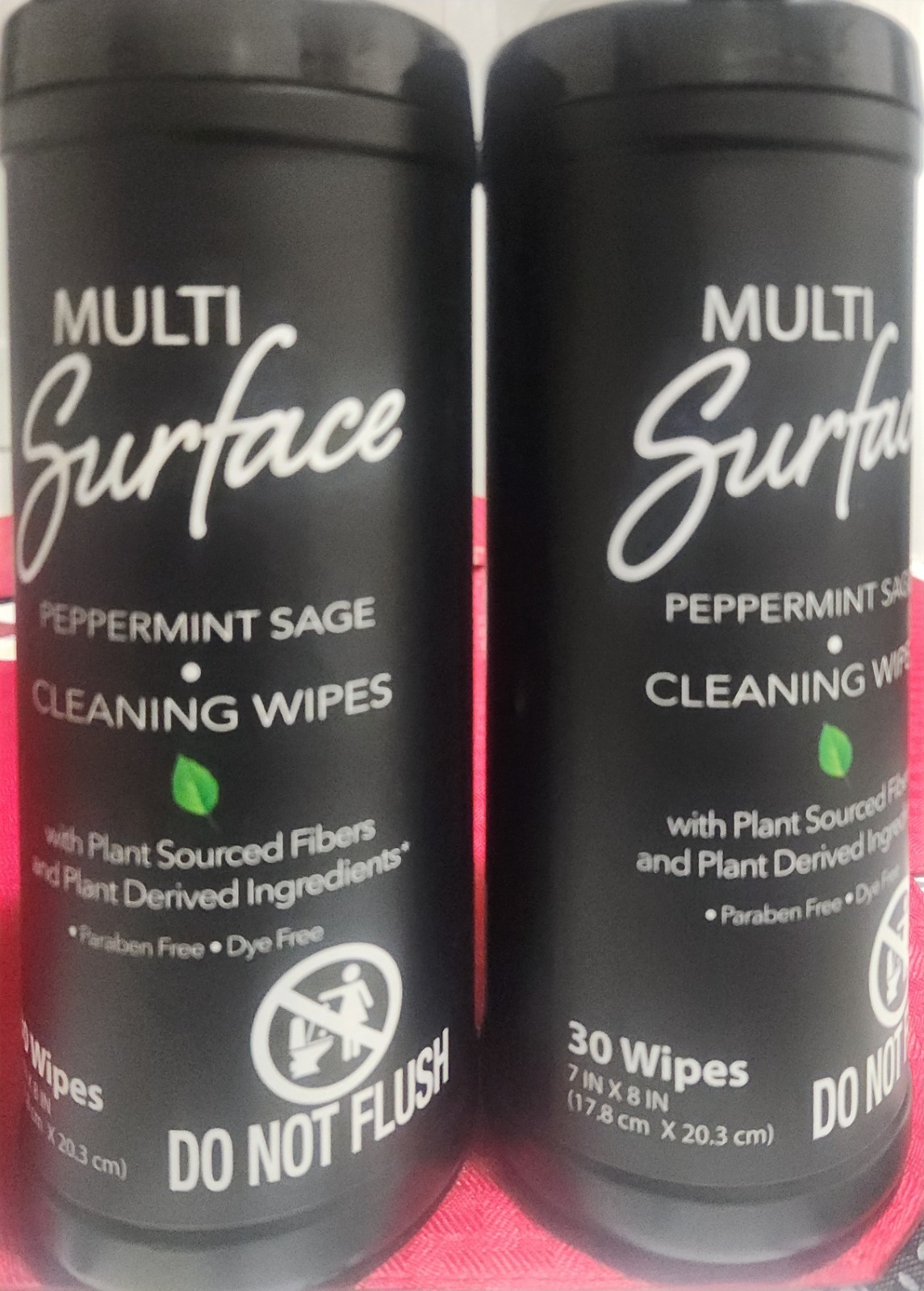 Peppermint Sage Multi surface Cleaning wipes