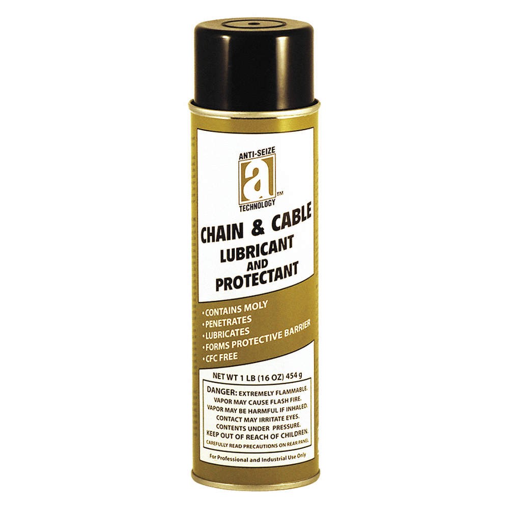 ANTI-SEIZE TECHNOLOGY 17040 ChainWireRope Lube,20 oz.,Aerosol 23YA74