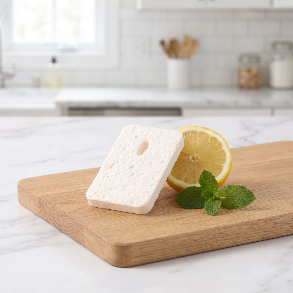 10pcs Compressed Wood Pulp Sponges, White Cleaning Sponges for Baby Bottles and