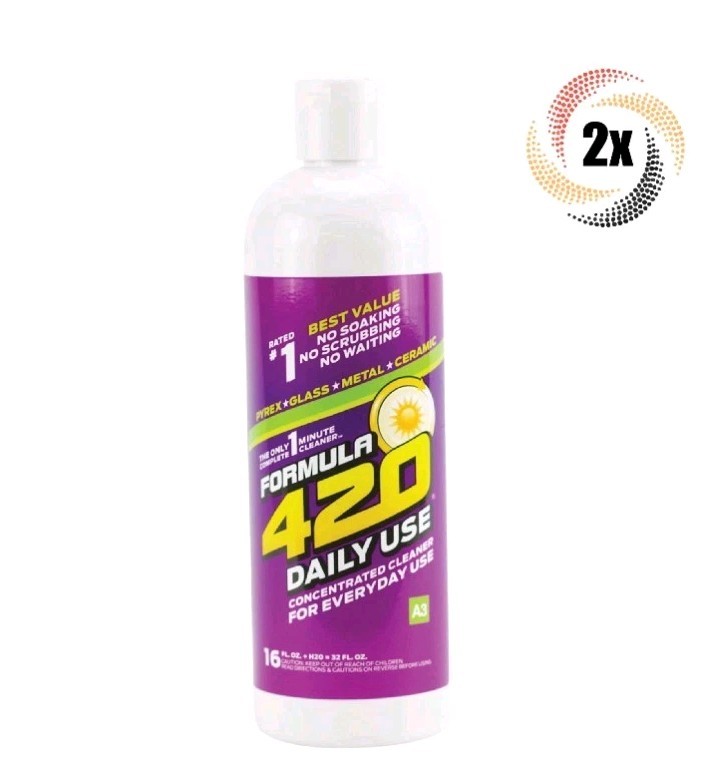 2x Bottles Formula 420 Daily Use Concentrated Cleaner 16oz Fast Free Shipping!