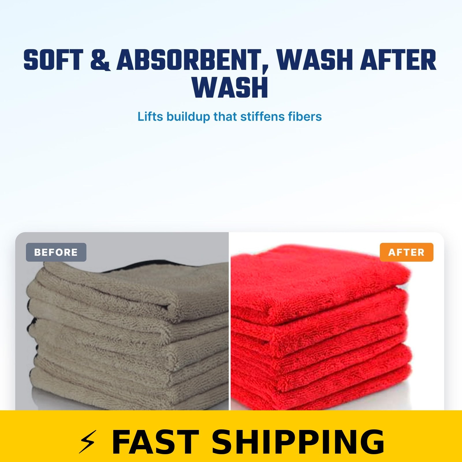 Chemical Guys Microfiber Cleaning Cloth Detergent – 16 oz