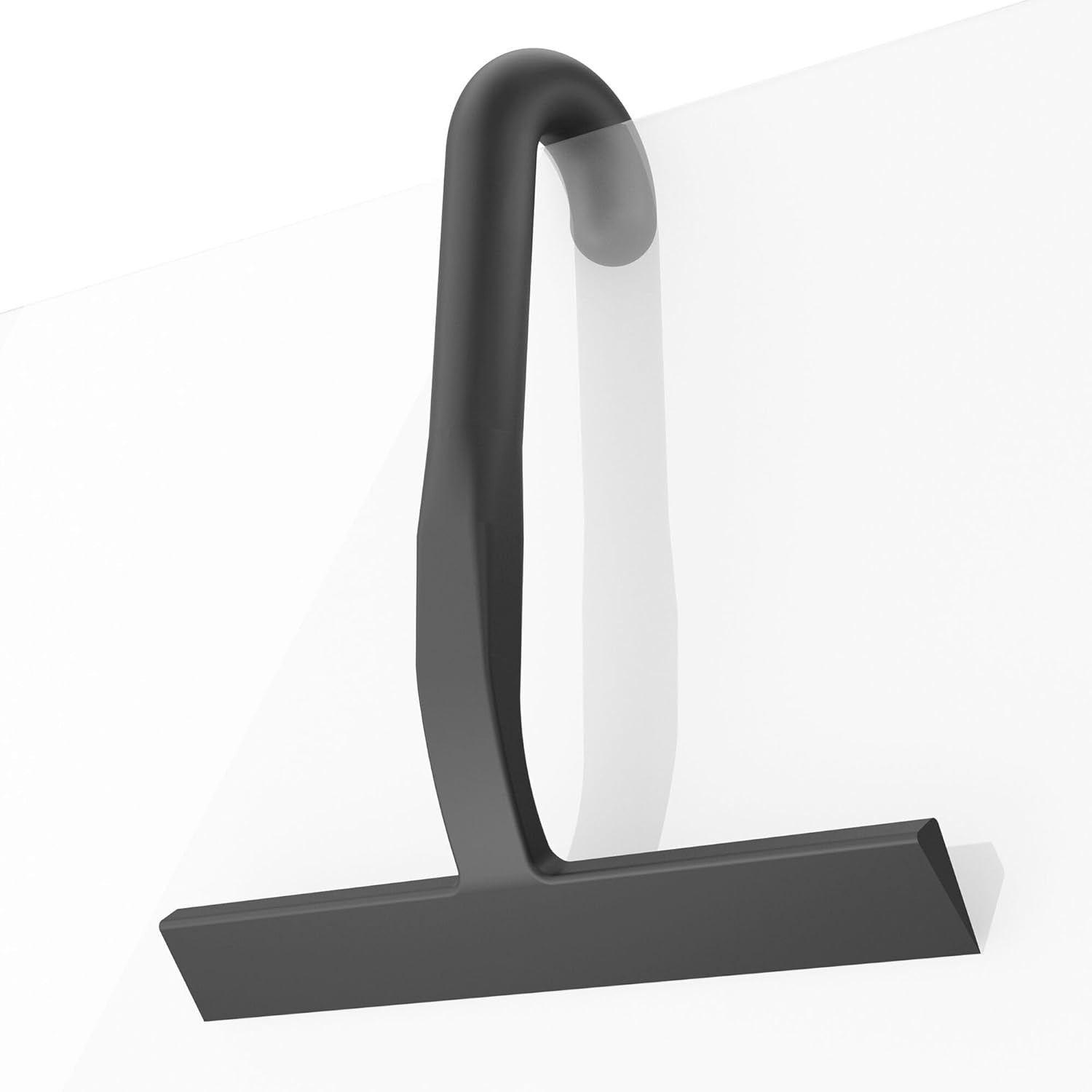 Shower Squeegee for Glass Doors – Ergonomic Round Grip, All-in-One Silicene