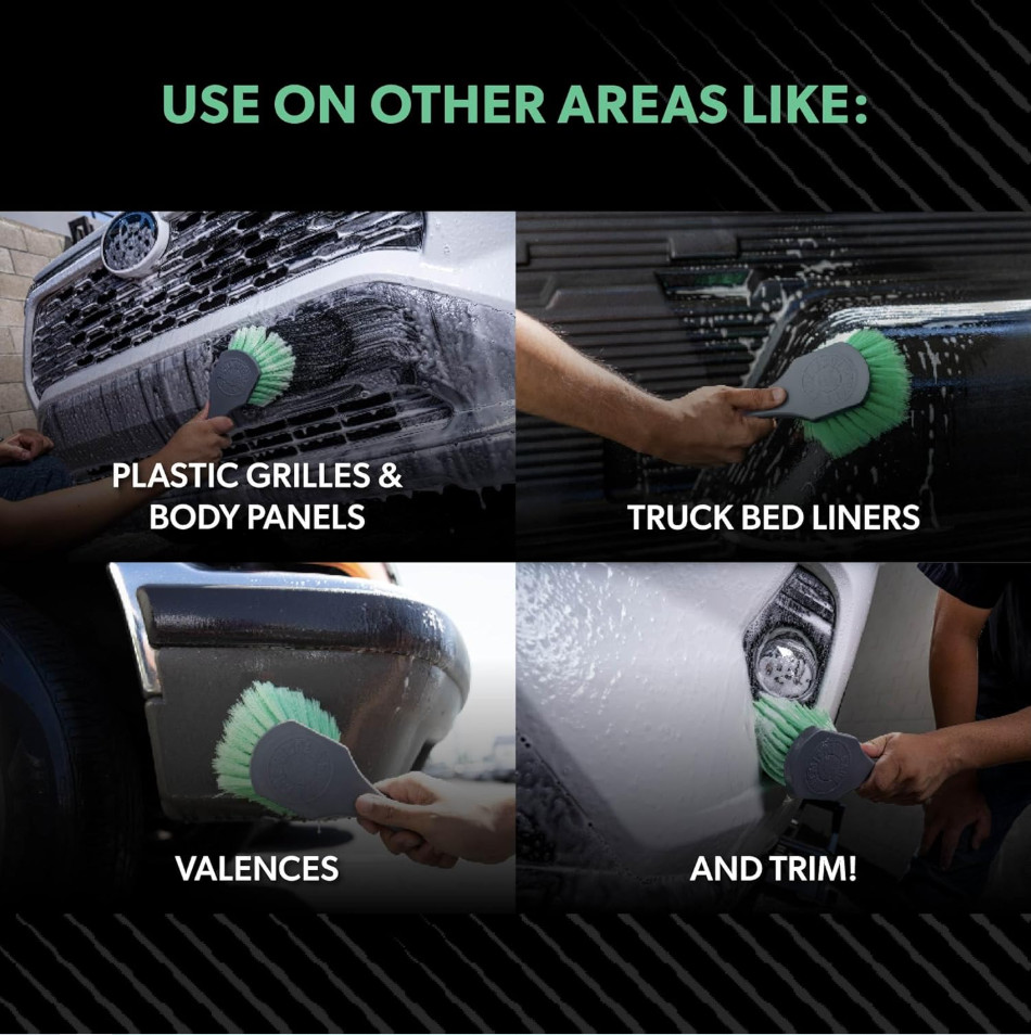 Chemical Guys Wheelie All Exterior Surface and Wheel Brush, Wheel Cleaner Brush