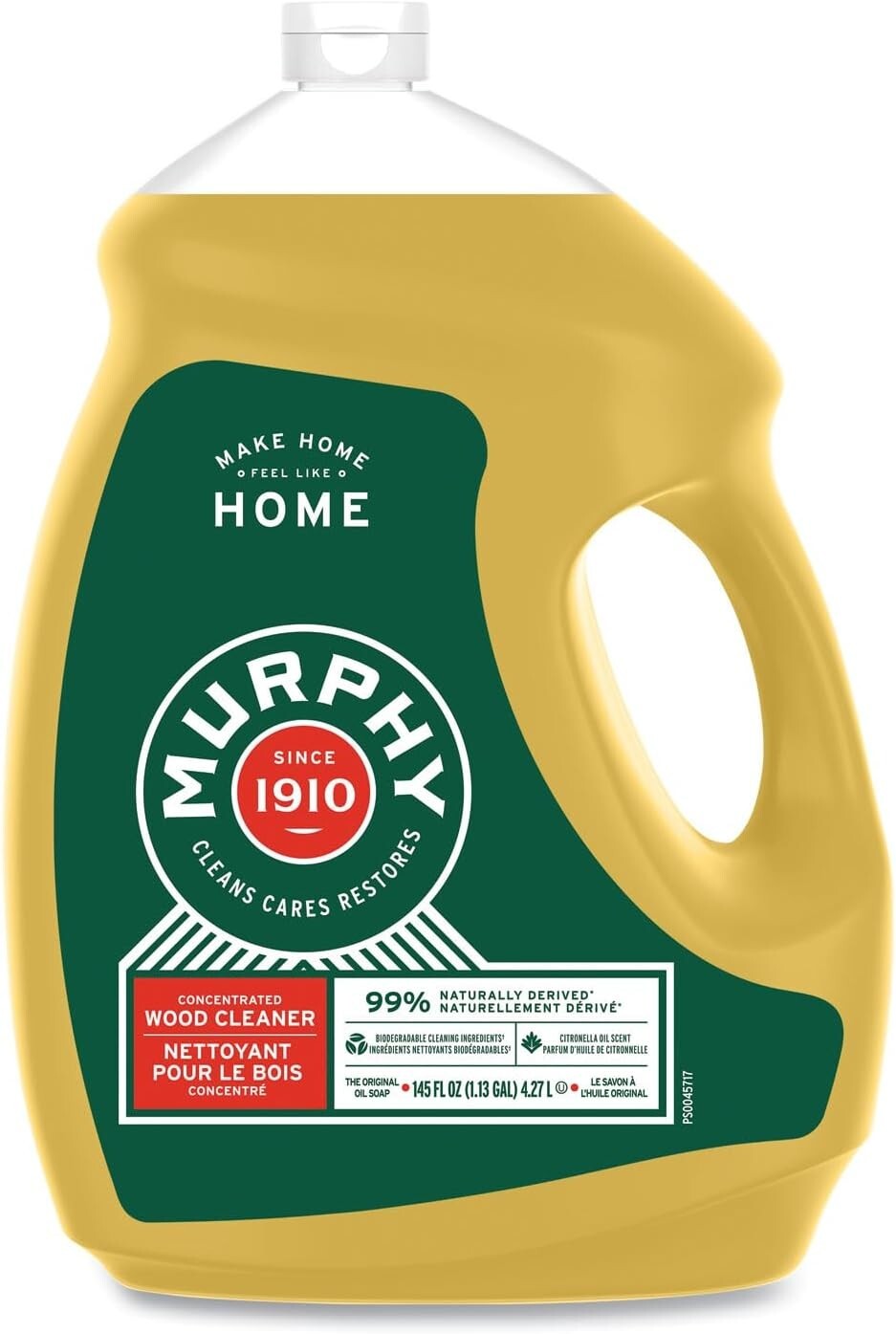 Murphy Oil Soap Wood Cleaner, Original Concentrated Formula 145 oz Bottle, Bu…