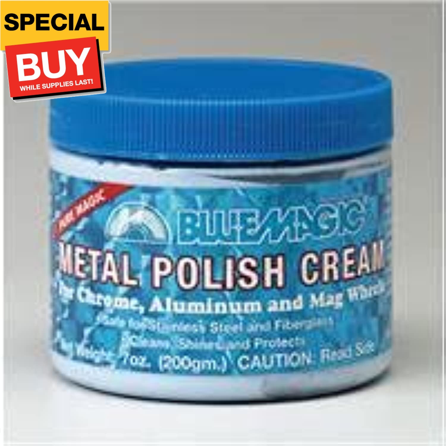 400 Metal Polish Cream Non-Abrasive Tarnish and Oxidation Remover for Chrome, Al