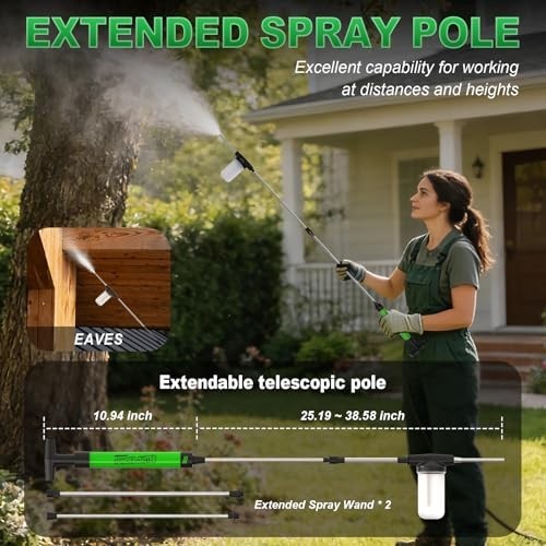 Diatomaceous Earth Duster Applicator – 4FT Reach Powder Sprayer for Indoor & Out