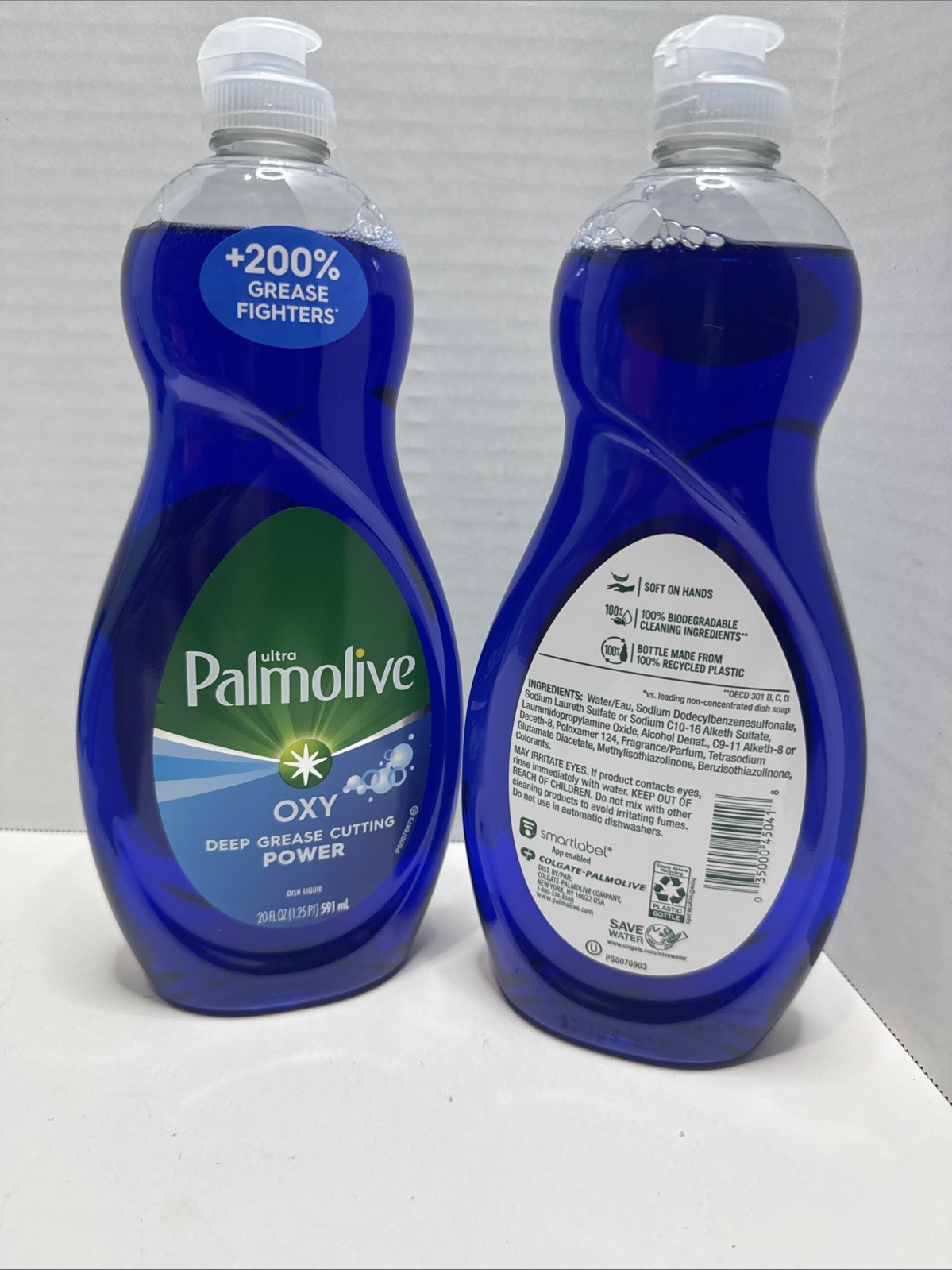 Palmolive Ultra Oxy Dish Soap 2 Pack 20oz Power Degreaser Liquid Tough on Grease