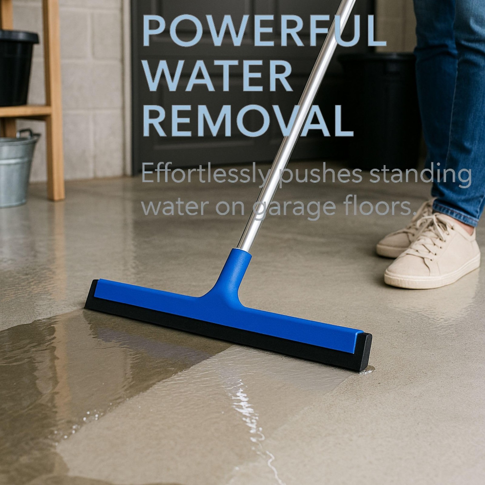 3-Pack 17” Foam Floor Squeegee Heads – Made with Recycled Plastic – EVA Foam …