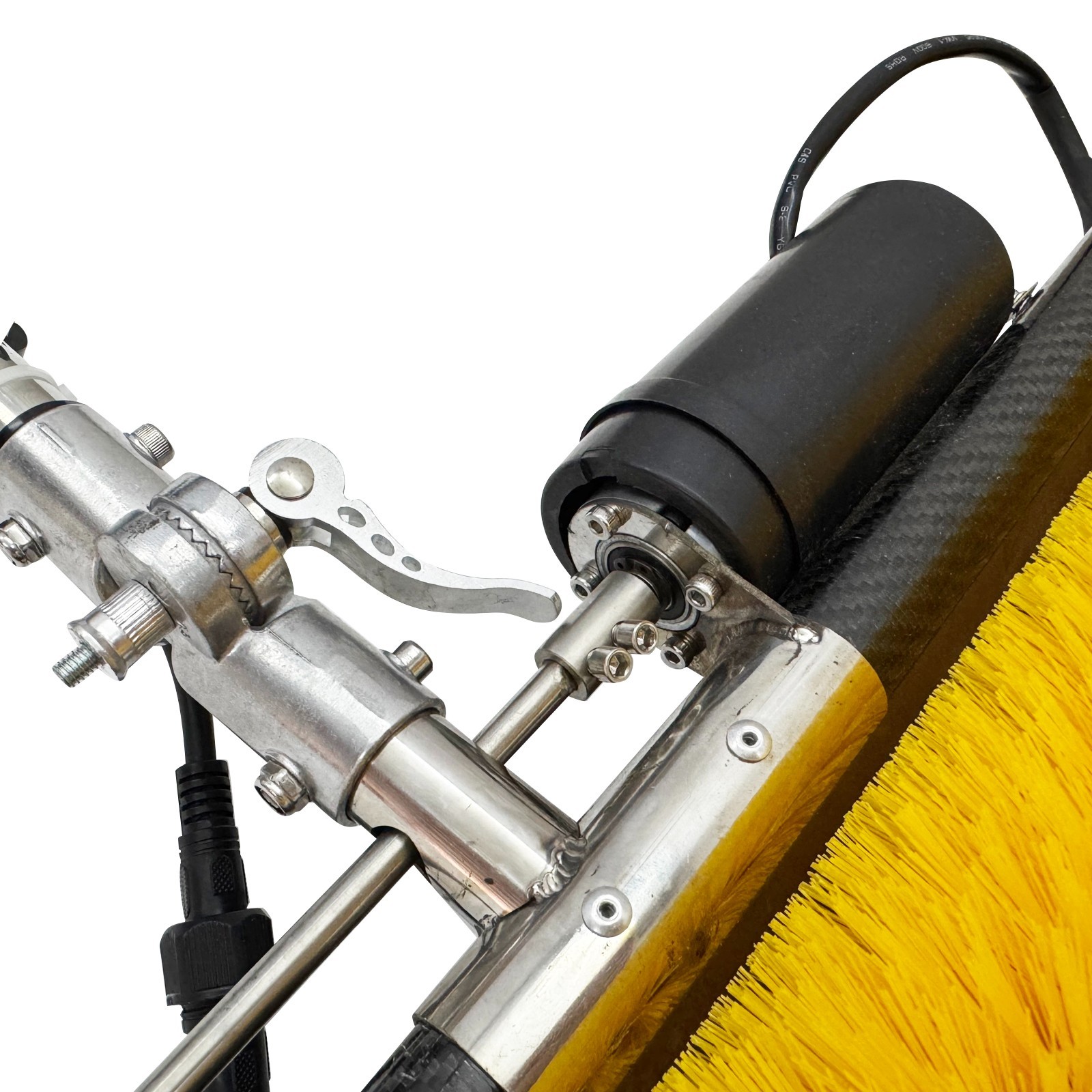 16.4ft Automatic Solar Panel Cleaner High-Efficiency Scrubbing Roller Brush 110V