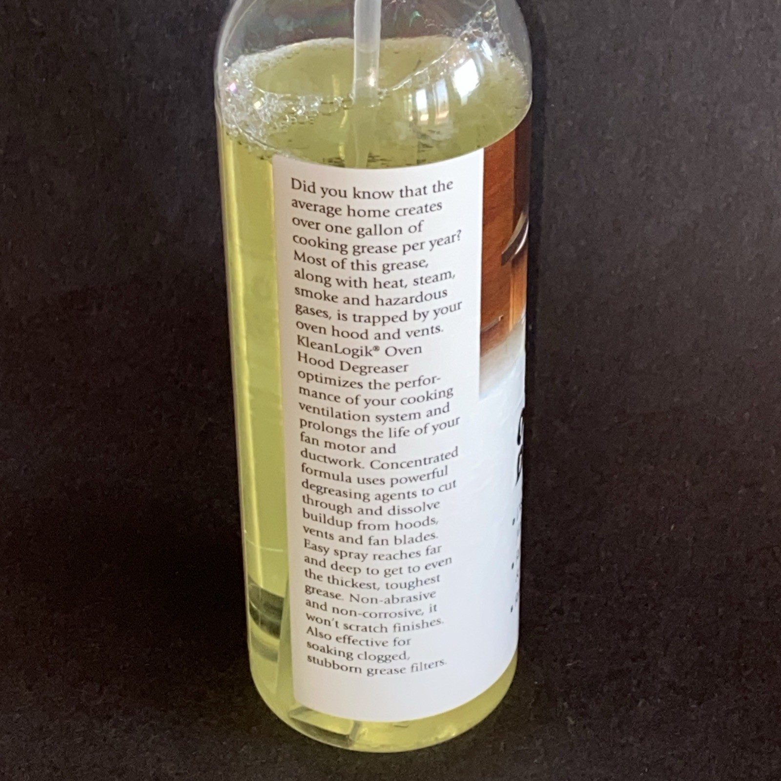 Klean Logik Oven Hood Degreaser 16 Fl oz Made in USA