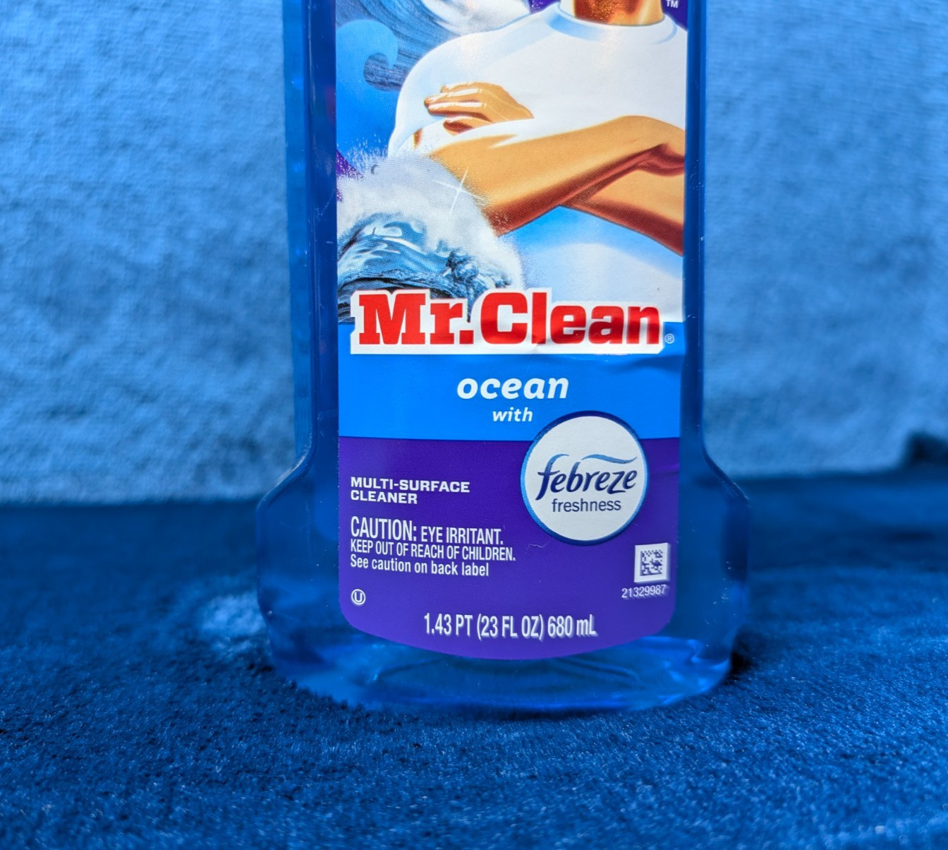 2 – 23oz Mr. Clean Multi Surface Cleaner Febreze Ocean Household Scent