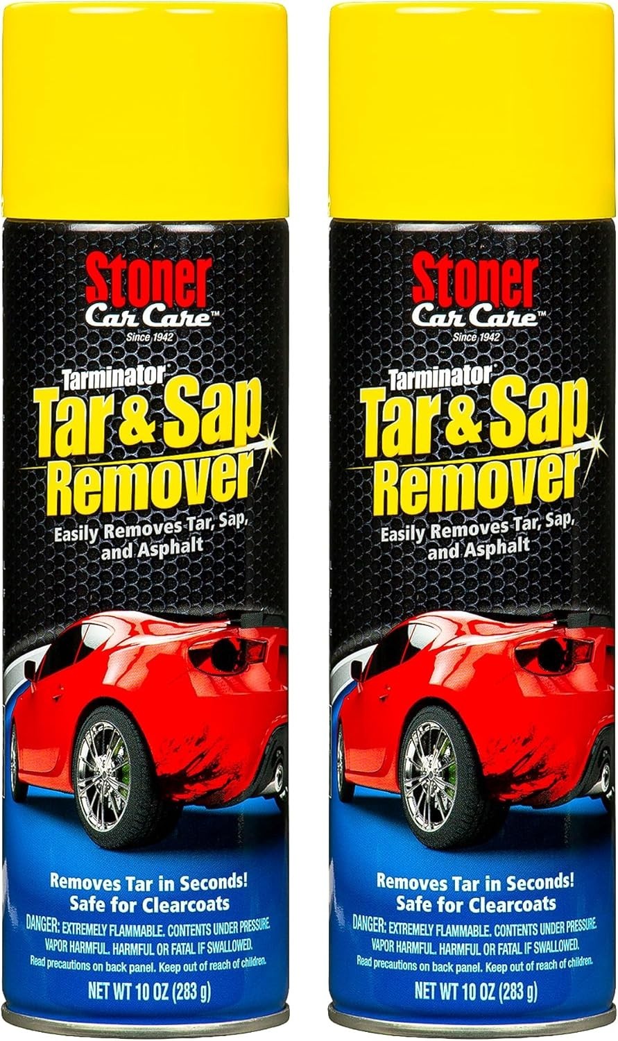 Tarminator Tar and Sap Remover – Fast-Acting, Clear Coat Safe, 10 oz (Pack of 2)
