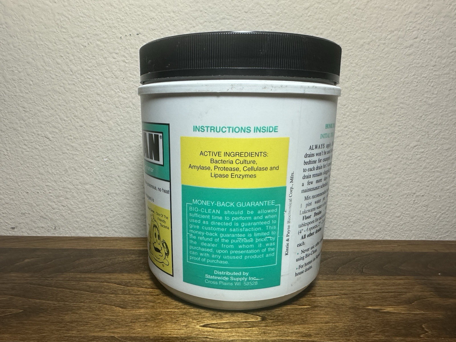 Bio-Clean Drain Septic 2 Lbs Cleans Drains- Septic Tanks – Grease Traps Bacteria