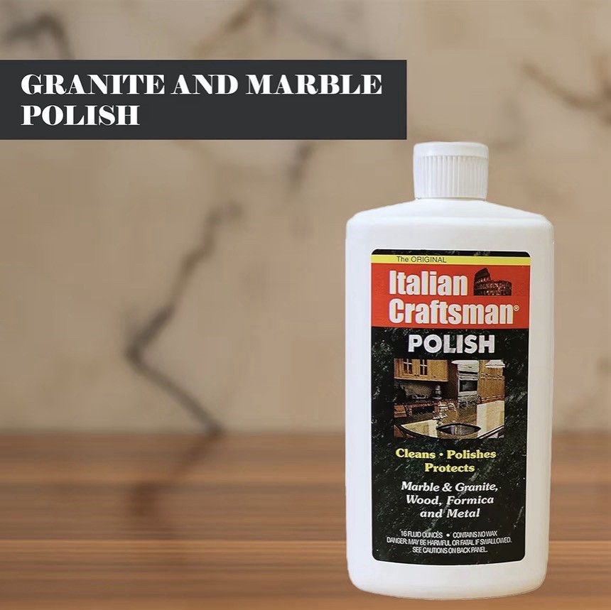 New Italian Craftsman Polish Multi Surface Granite & Marble Polish, 16 Fl. Oz.