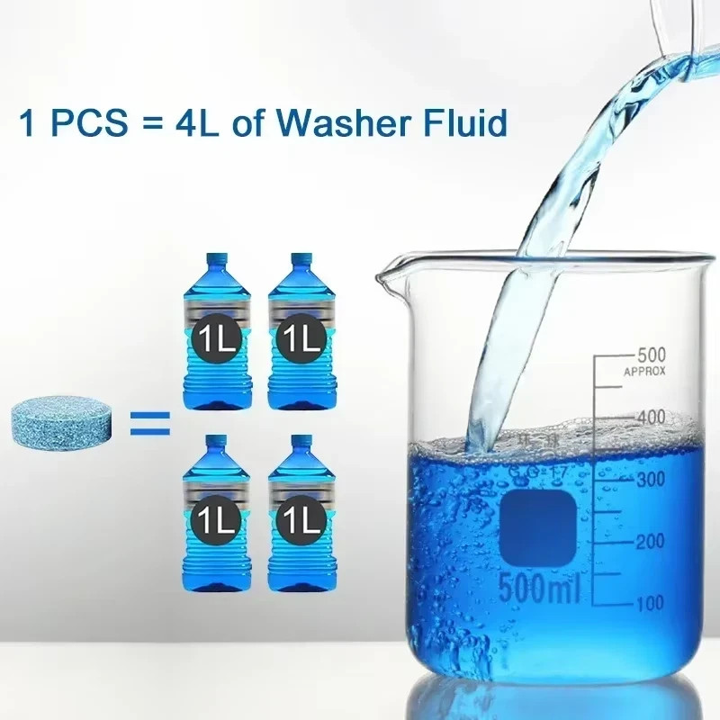 Compact Windshield Washer Tablets – Deep Clean Formula