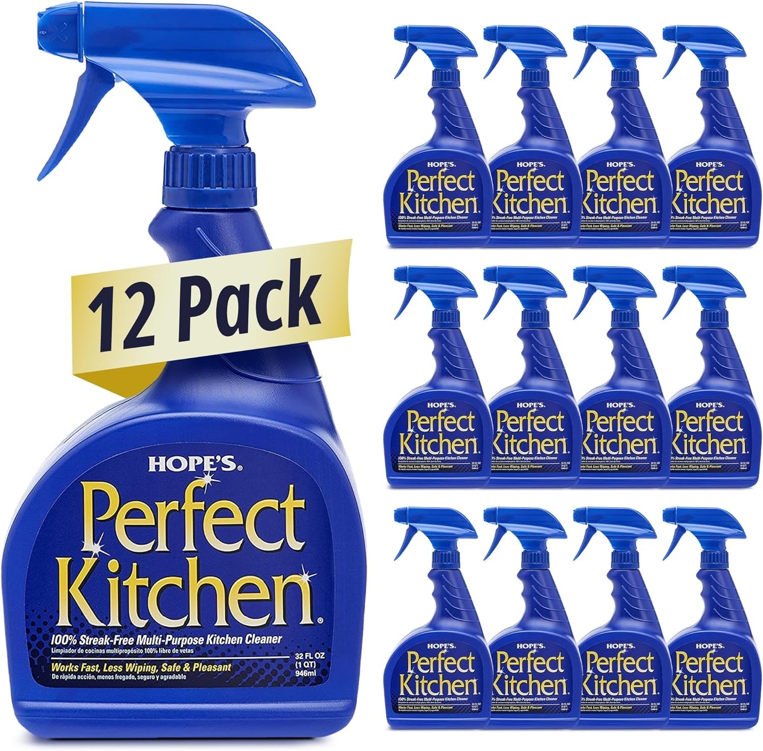 Perfect Kitchen Cleaner Spray – 32 Oz No-Residue All Purpose Cleaning Spray -…