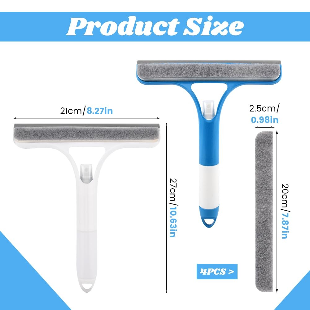 Window Squeegee Cleaner Sponge Car Cleaning Tool for Gas Station,Home,Car,Glass