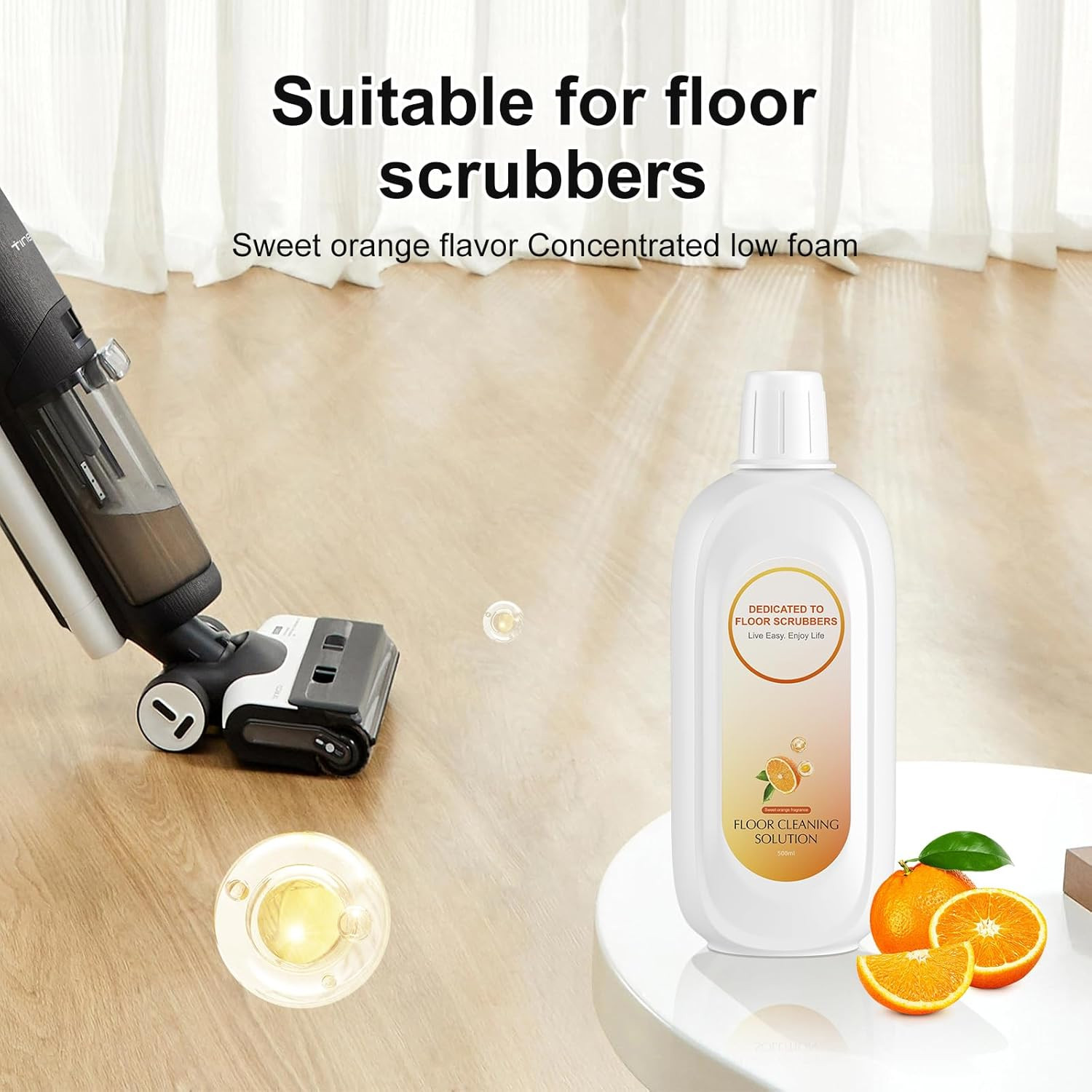 Floor Cleaning Solution Compatible with Tineco, Deep Cleans for Multiple Hard Fl