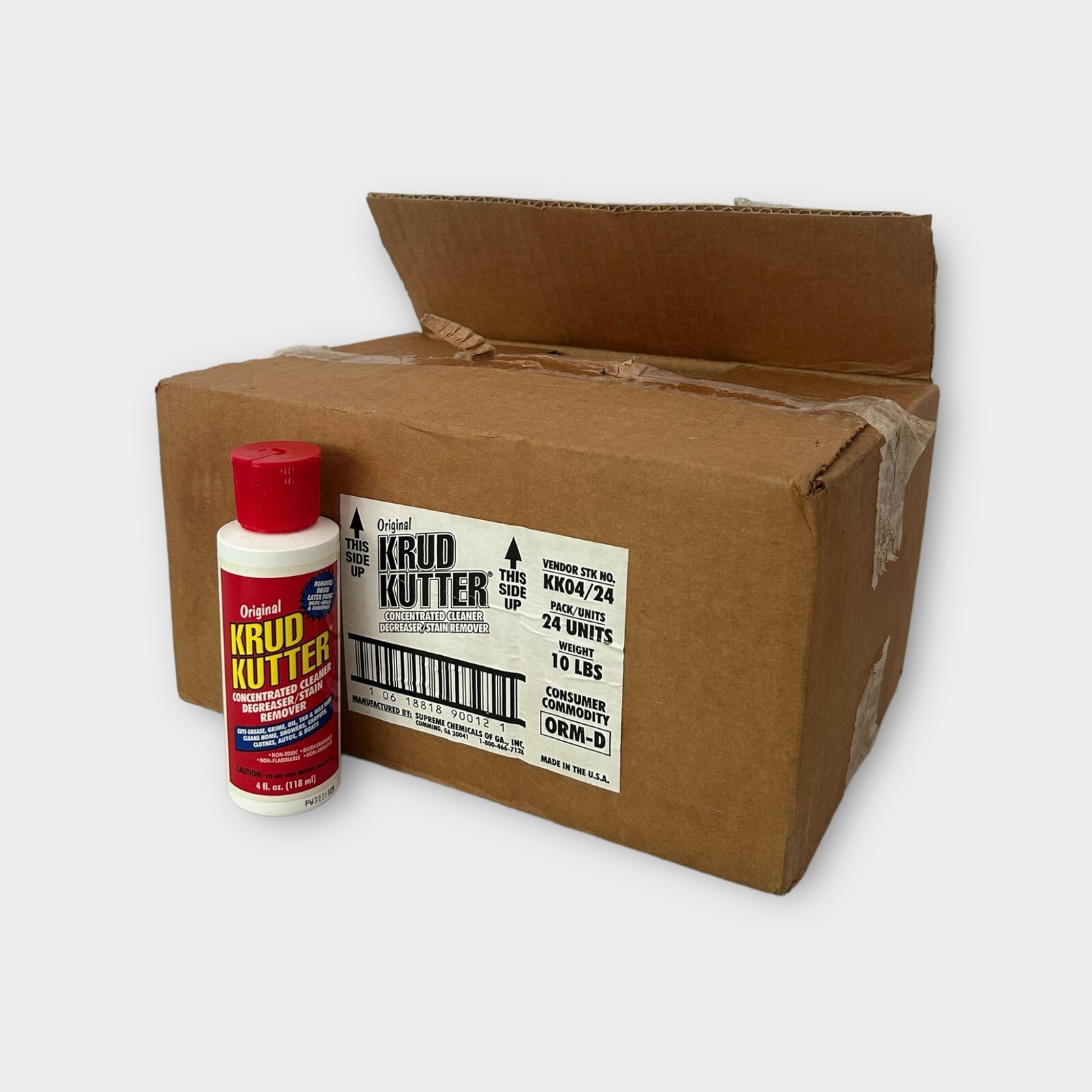 Lot of 24 Krud Kutter 4 Oz. Concentrated Cleaner & Degreaser Stain Remover KK04