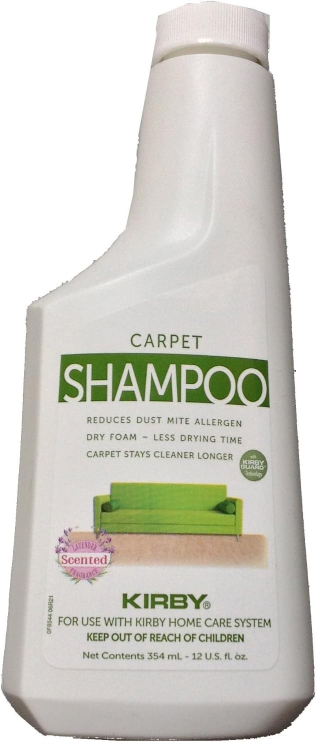 Fragrance-Free 12oz Lavender Carpet Shampoo – Allergen Control for Family Safety