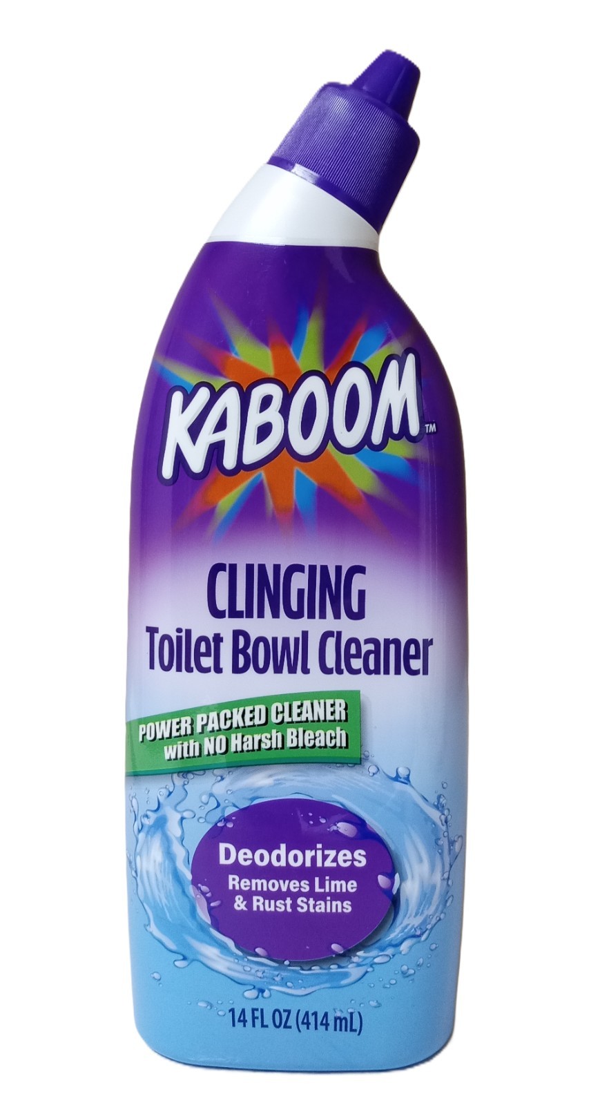 Pack of 5- KABOOM Clinging Toilet Bowl Cleaner 14oz. and Air Refreshener 10oz.