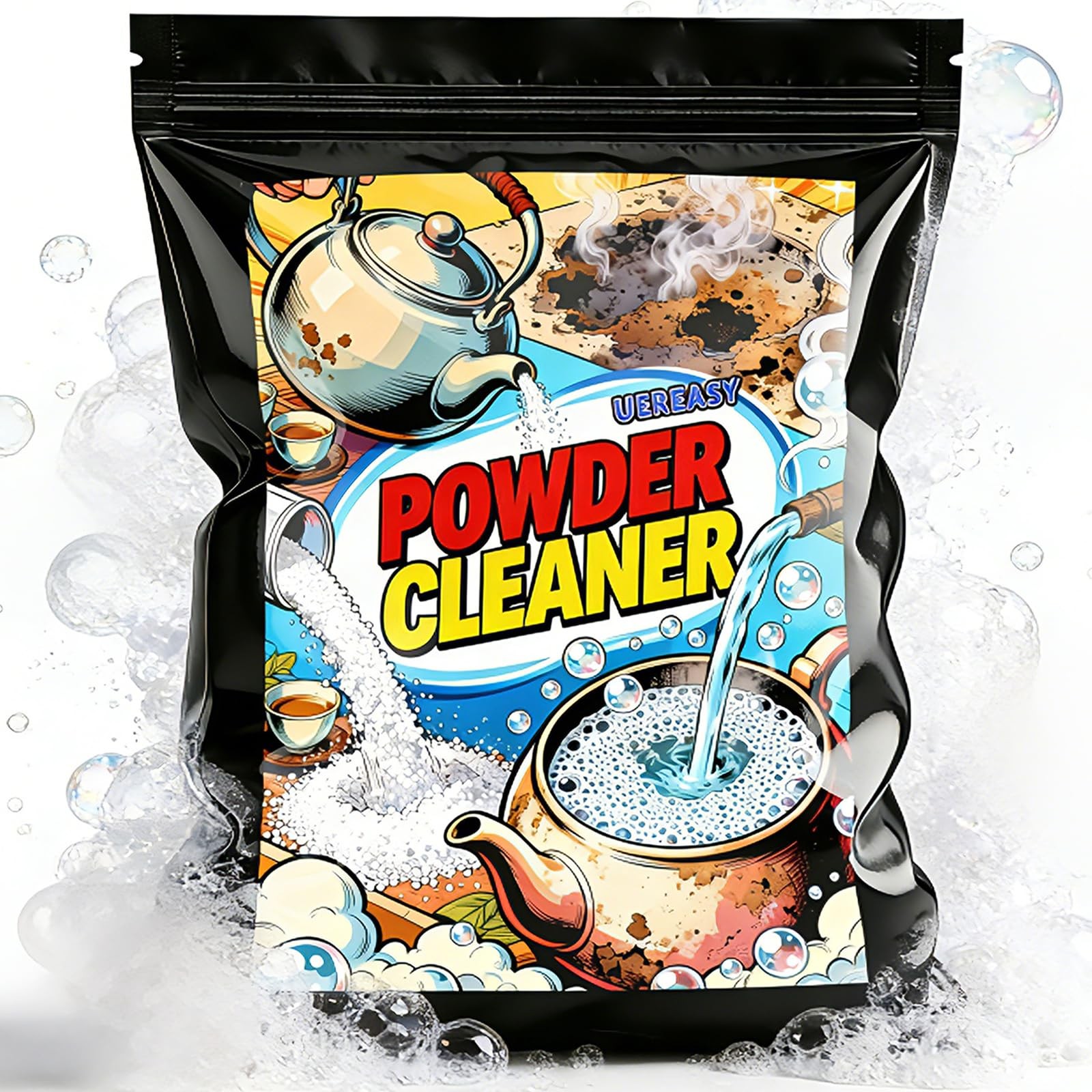 Cleaning Foam for Tea Pots, Coffee Mugs, & Stainless Steel, Tea & Coffee Stai…