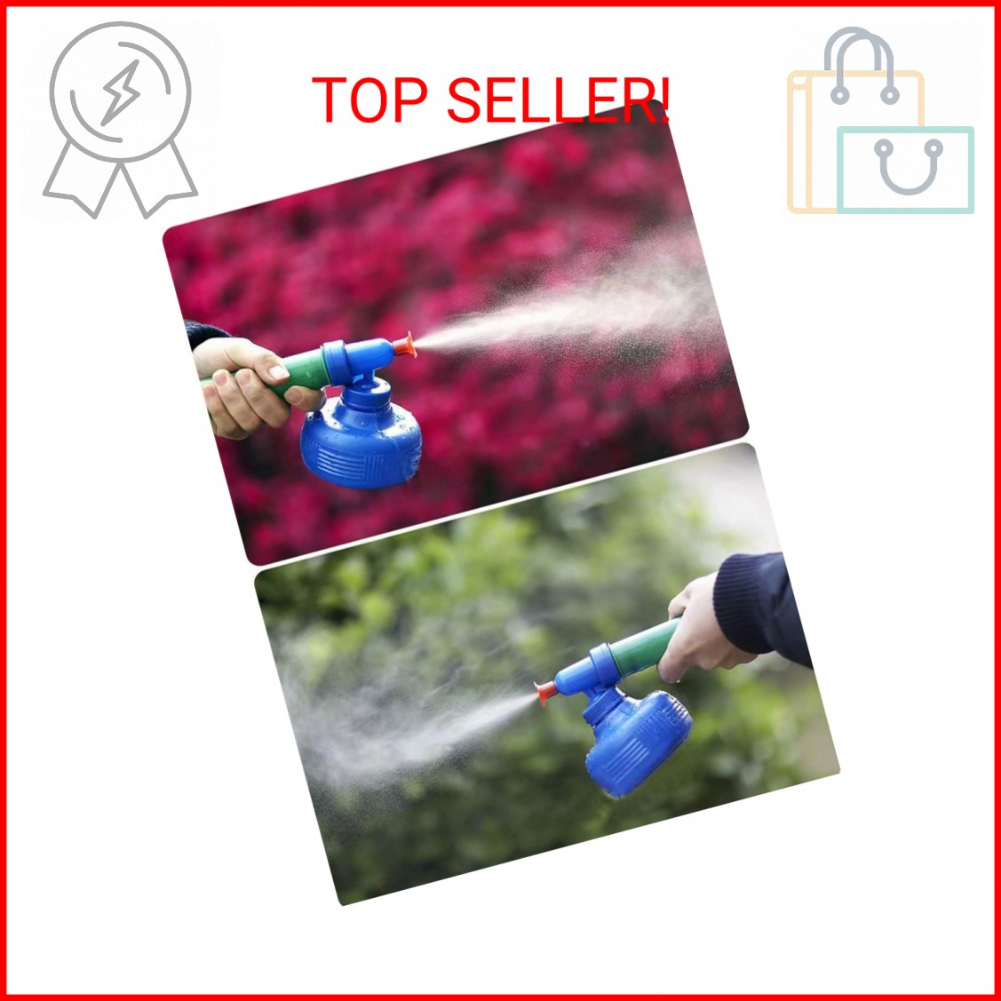Diatomaceous Earth Applicator Garden Puffer Duster Powder Duster (Green)