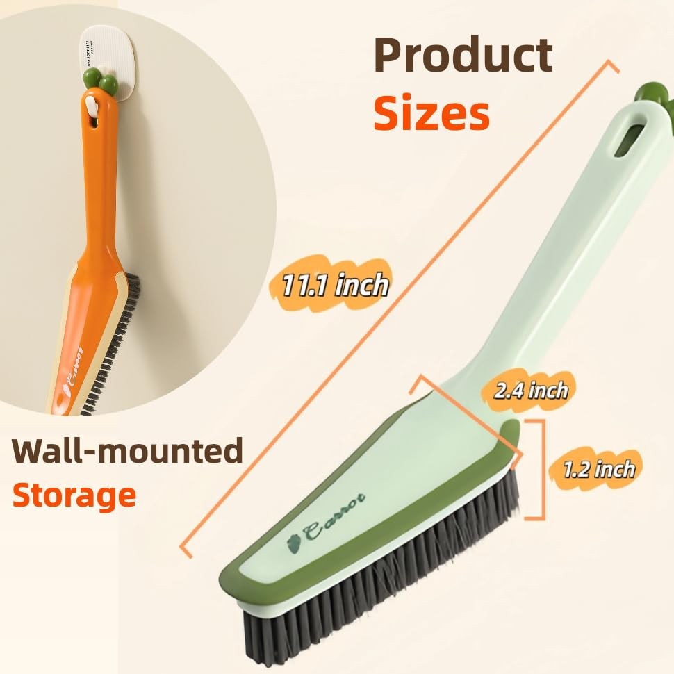 3-in-1 Detachable Crevice Cleaning Brush for Sinks, Faucets & Tile Grout, Mul…