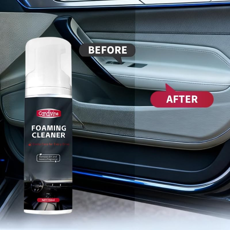 2Pcs Multi-Purpose Foam Cleaner for Car Interior Upholstery Cleaner Foam for Sea