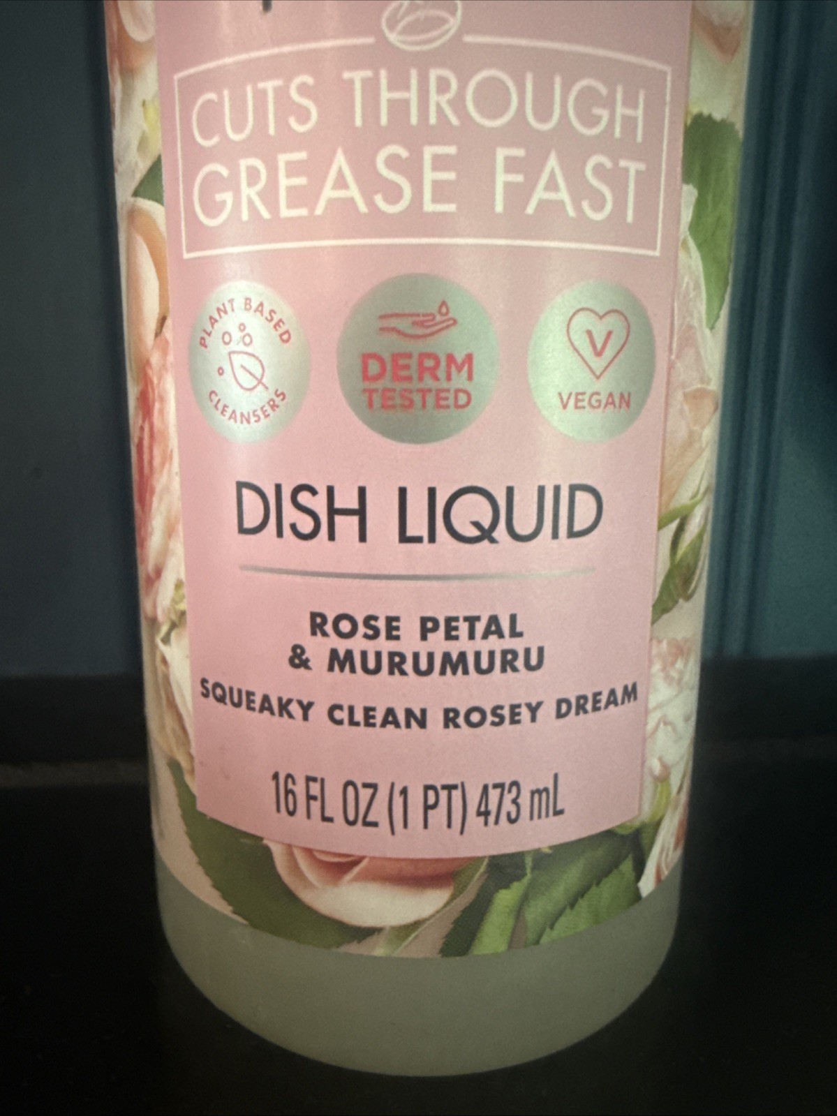 Love Home & Planet ROSE PETAL & MURUMURU Dish Liquid 16 Oz Vegan Discontinued