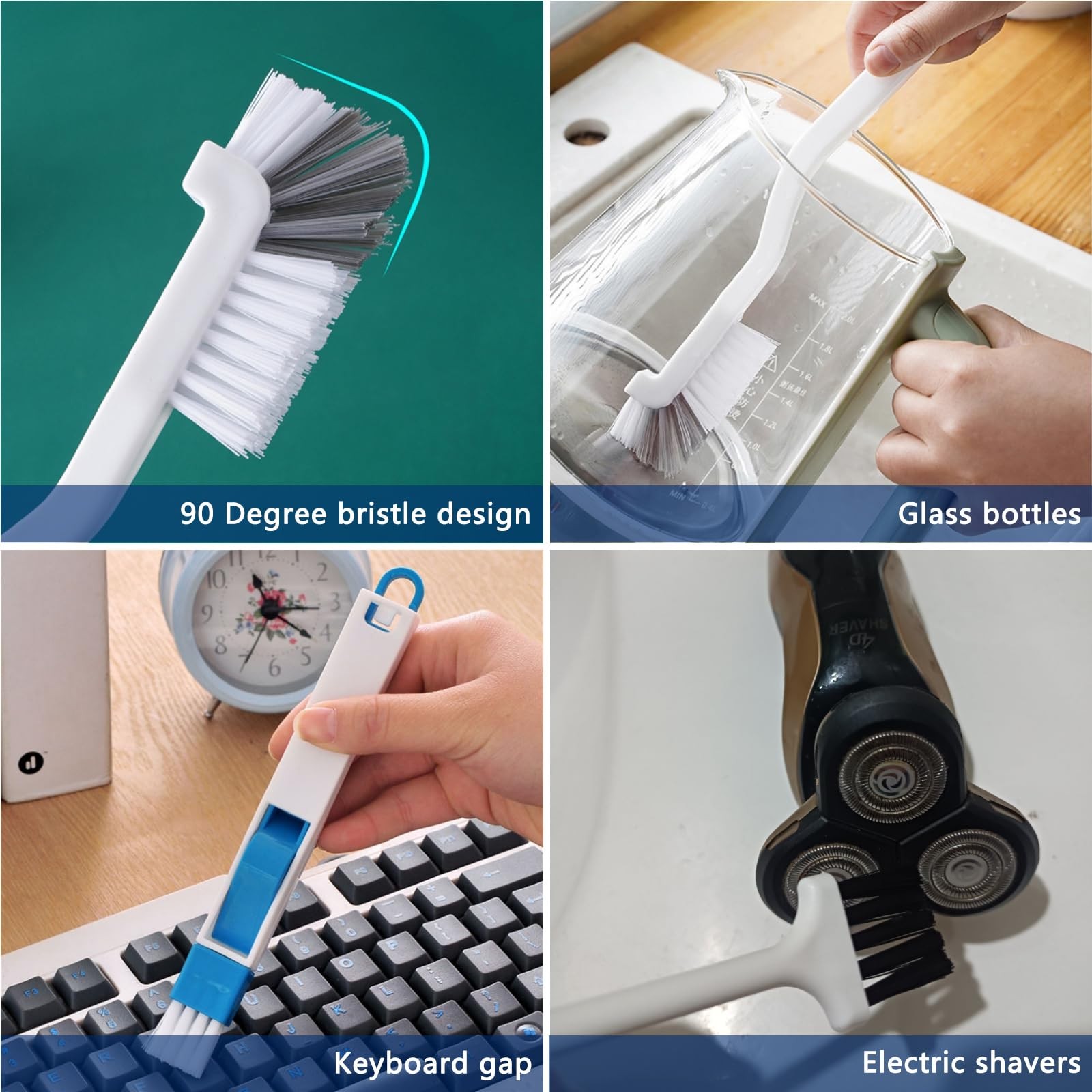 14Pcs Small Crevice Cleaning Brush Set, Groove Gap Cleaning Tool for Cleaning…