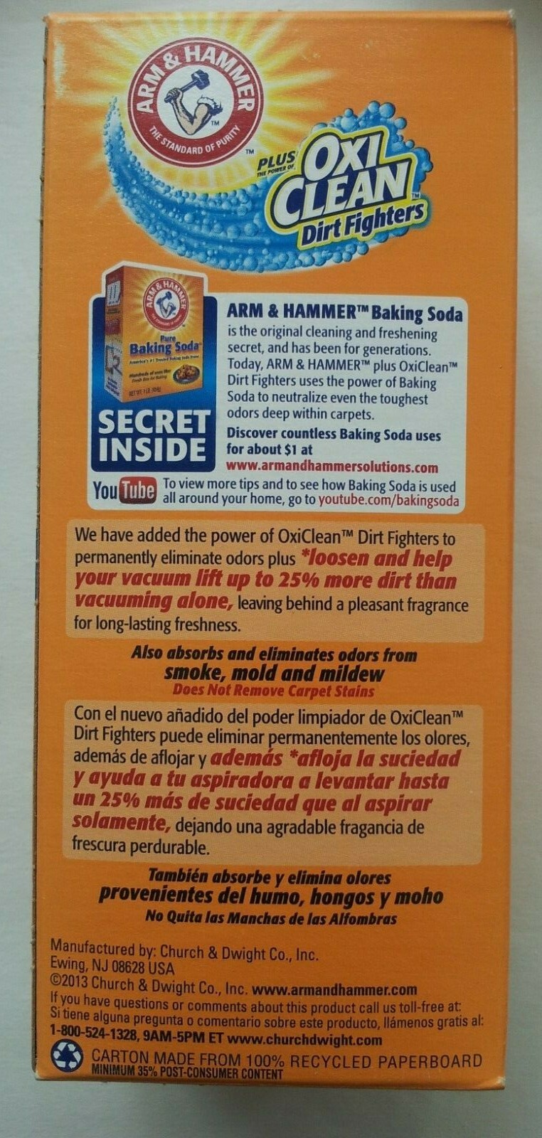  Arm & Hammer Pet Fresh Carpet Odor Eliminator 18 oz./each Oxi Clean 510g
