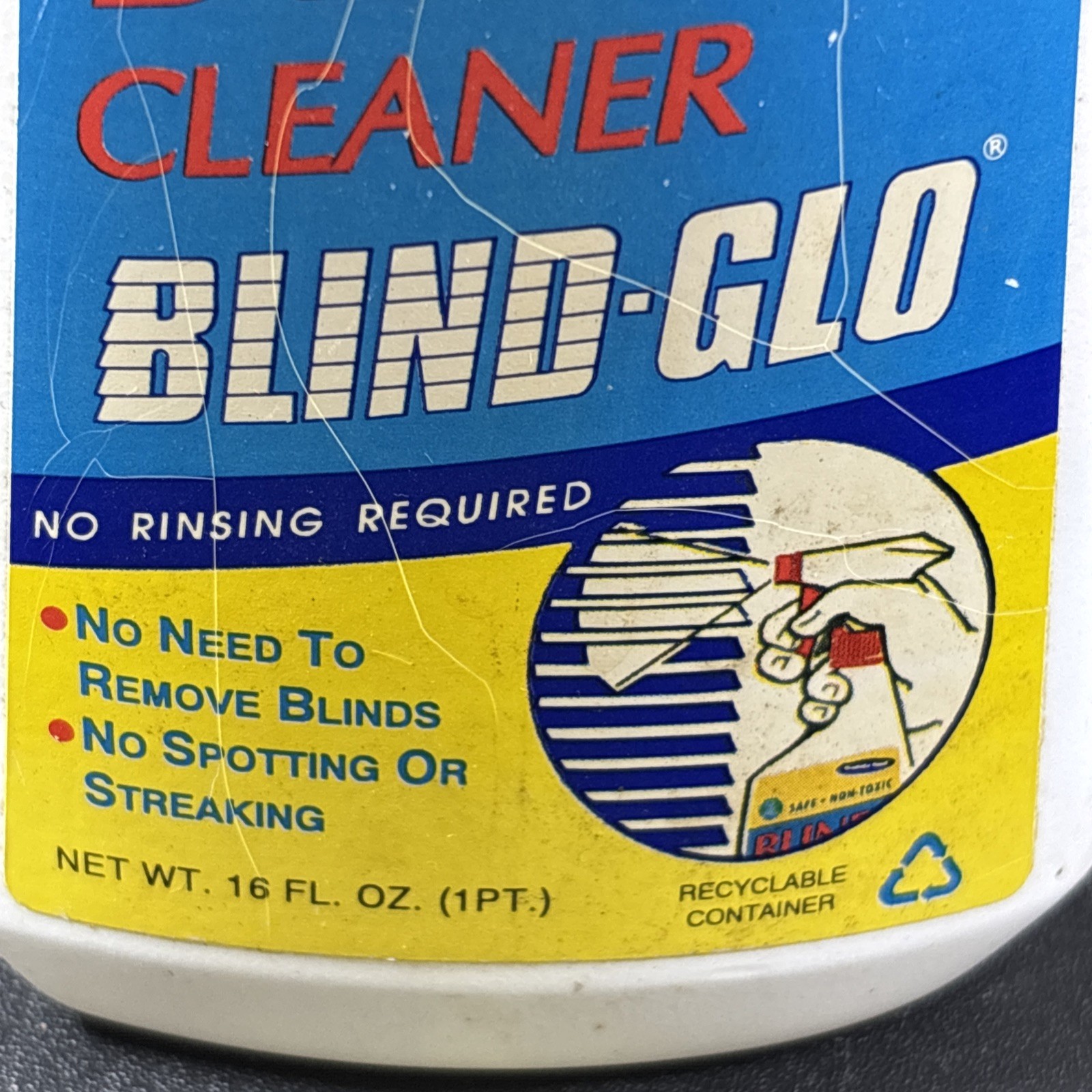 Blind-Glo Blind Cleaning Spray for Mini Blinds Plastic Vinyl Metal 16 Fl. Oz.