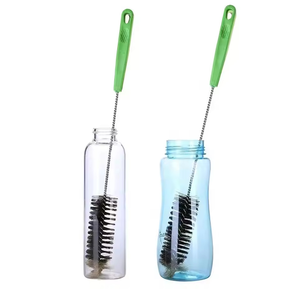 40Cm Long Handle Water Bottle Brush Flexible Bendable Cleaner for Washing Narrow