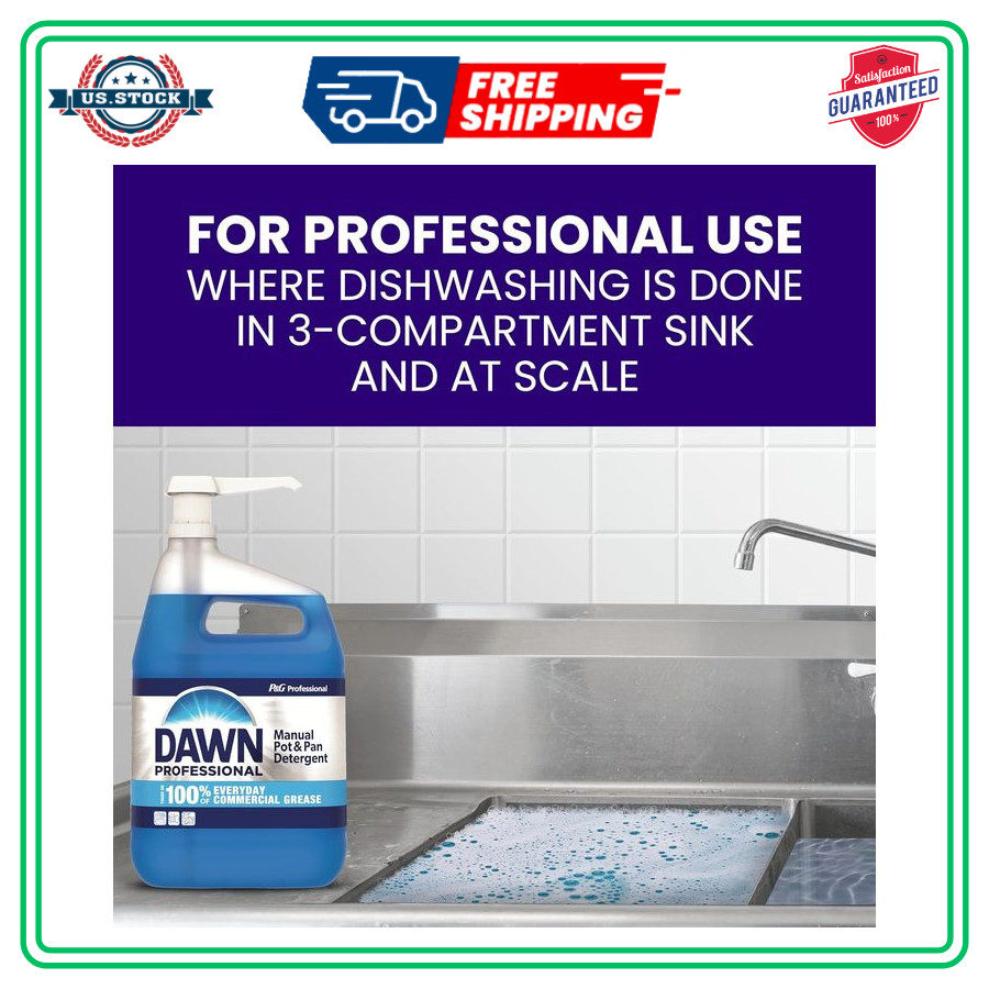 Dawn Professional Dishwashing Liquid Degreaser Soap Regular Scent 5 Gallon