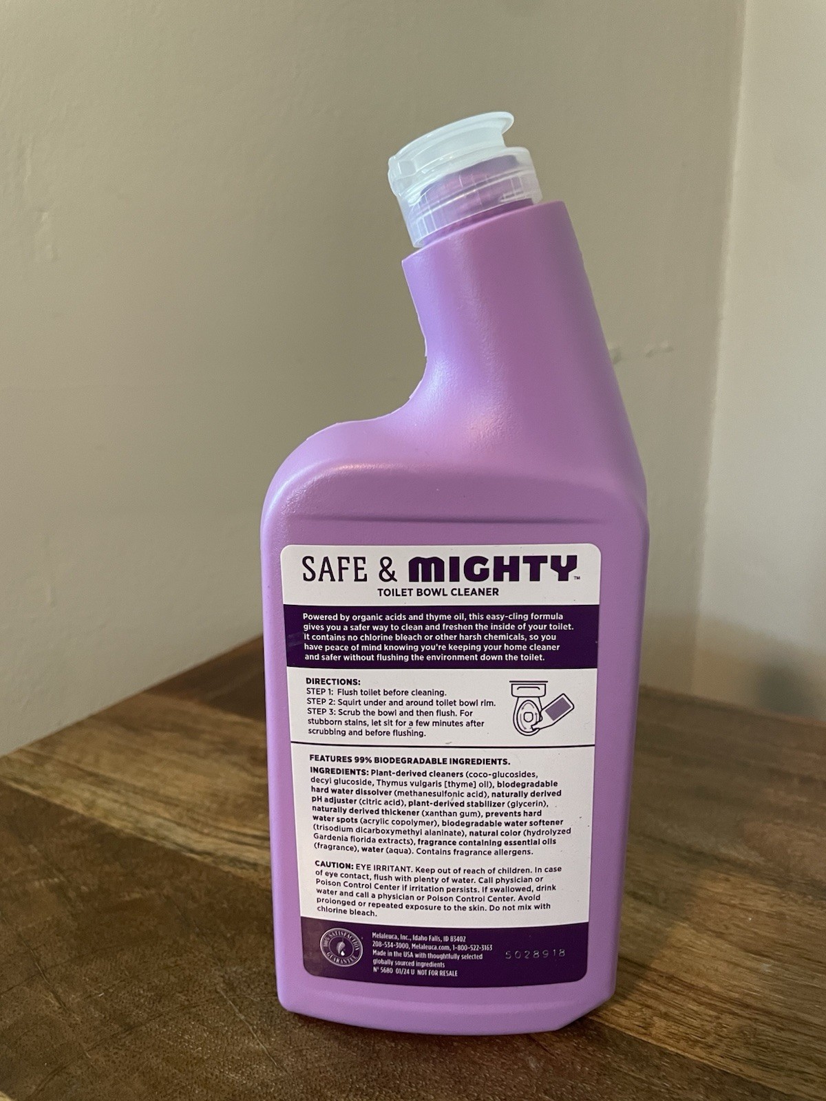 NEW – Melaleuca Ecosense Safe and Mighty Toilet Bowl Cleaner 18 Oz