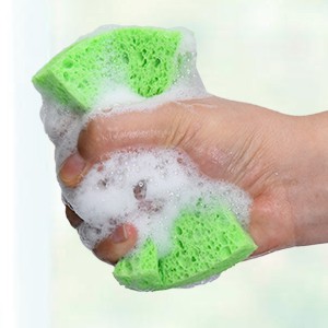 24 Pack Kitchen Sponges Natural Cellulose Compressed Sponges for Cleaning