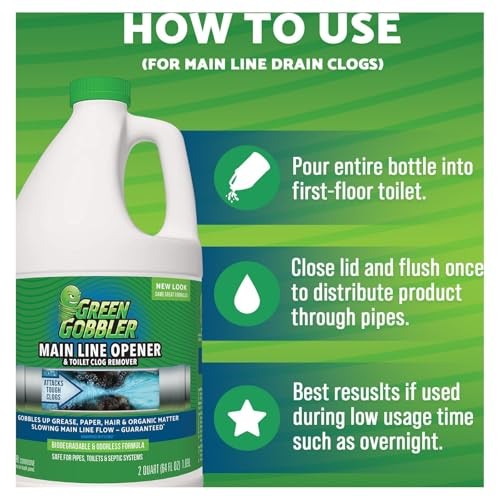 Ultimate Main Drain Opener | Drain cleaner Hair Clog Remover | Works On Main