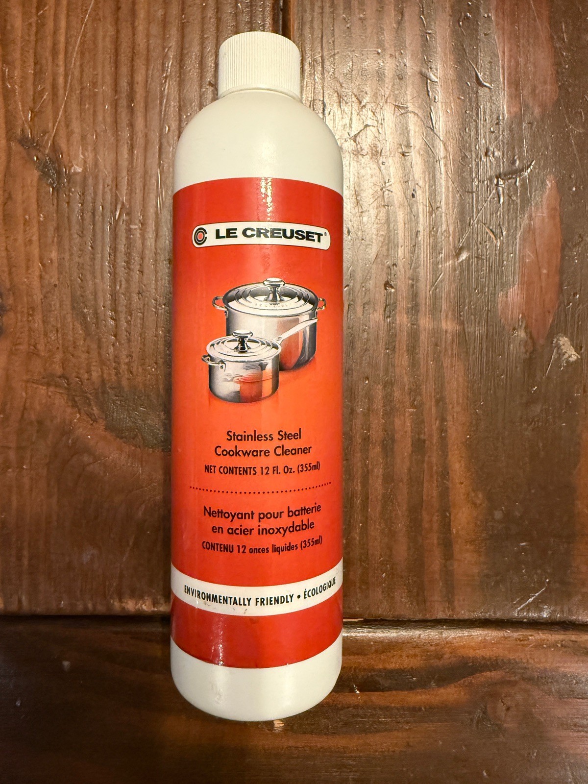 NEW Le Creuset Stainless Steel Cookware Cleaner 12oz SEALED made in USA