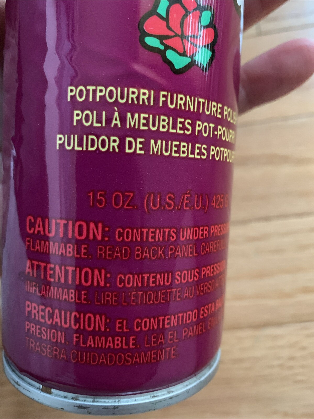 Johnson Wax Professional Shine up Potpourri Furniture Polish- 15 Oz Spray