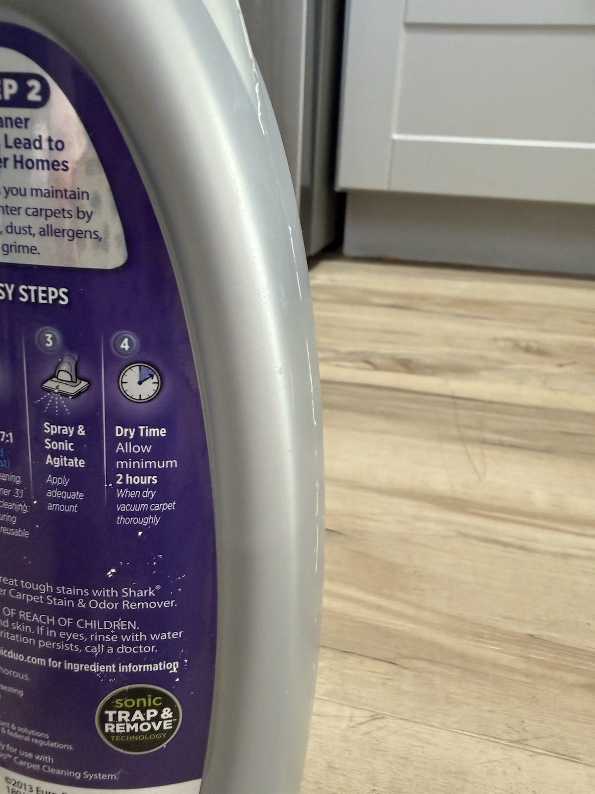 Shark Low Moisture No Rinse Carpet Shampoo English Lavender 28 fl oz READ