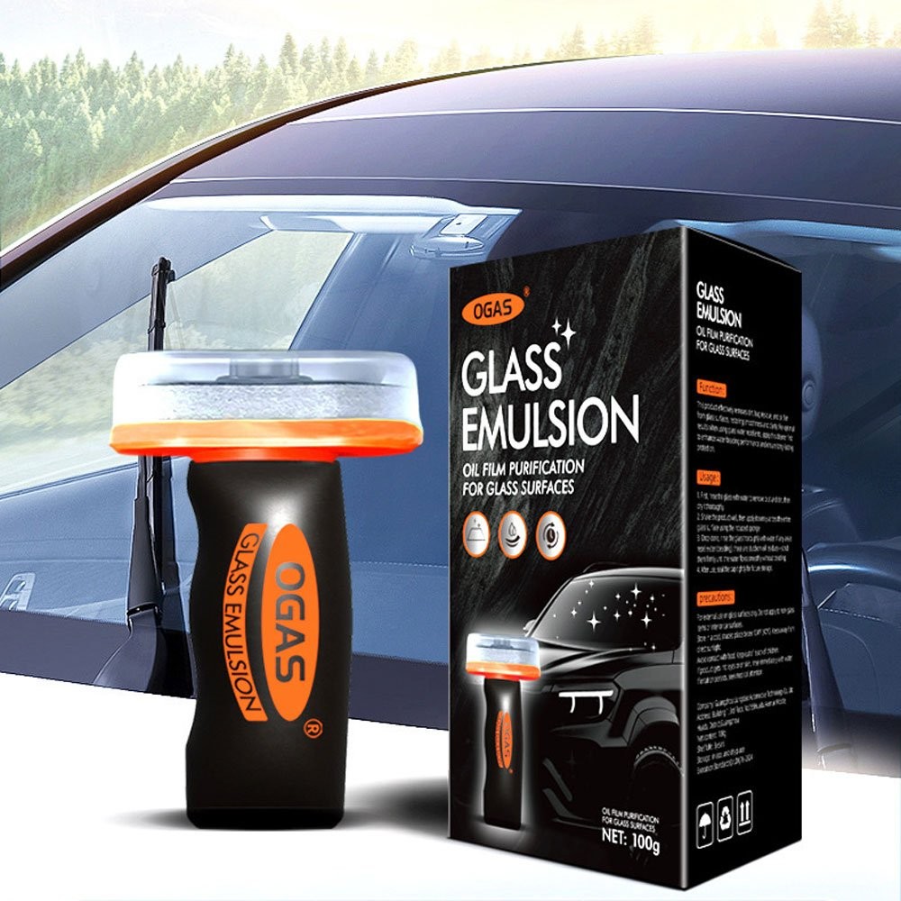 OGAS GLASS COMPOUND CLEANER – OILY FILM REMOVER AND CLEANER CAR WINDSCREEN